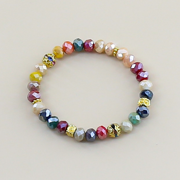 AD388-七彩多宝水晶精品手串(运费险）388