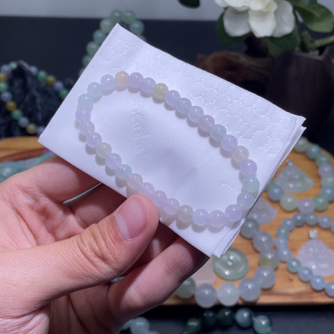 定制翡翠未镶嵌手串