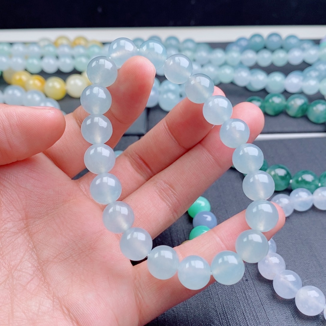 翡翠手链未镶嵌珠串