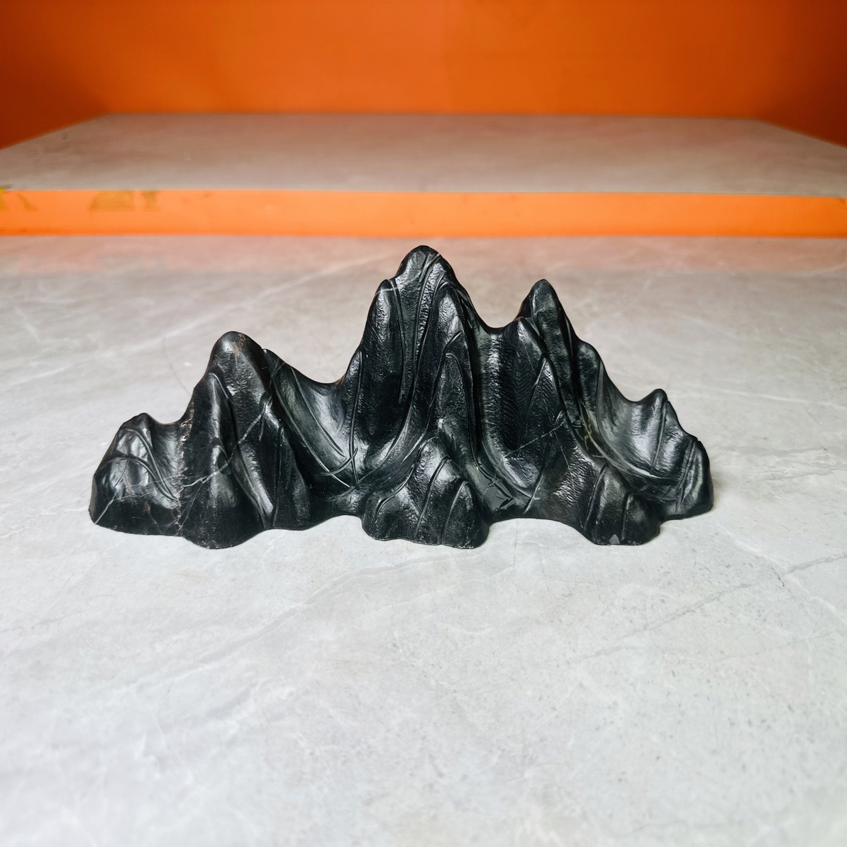 天然中式灵璧石山峰造型鱼缸造型家居观赏摆件尺寸25 7 8