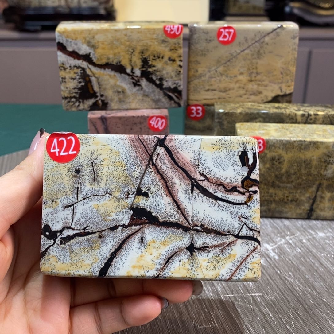 石材广西国画石草花石