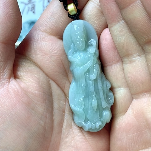 翡翠颈饰未镶嵌天然缅甸翡翠a货