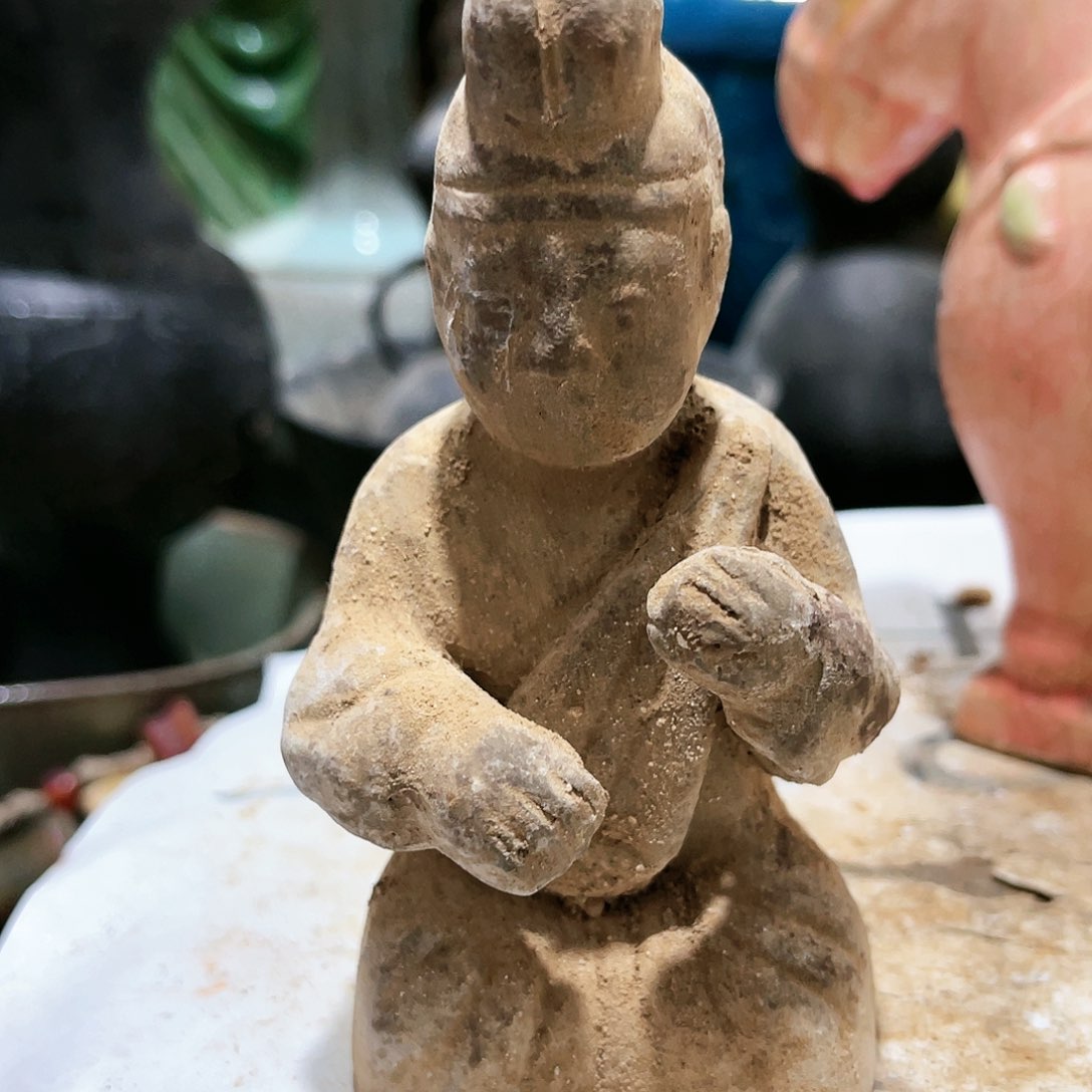 瓦当摆件摆件茶的茶桌陶瓷