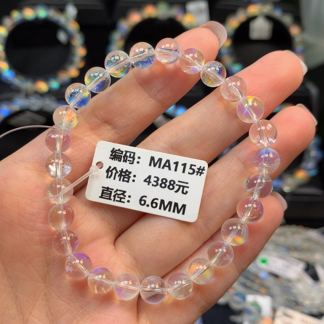 月光石手串未镶嵌MA115#6.6mm