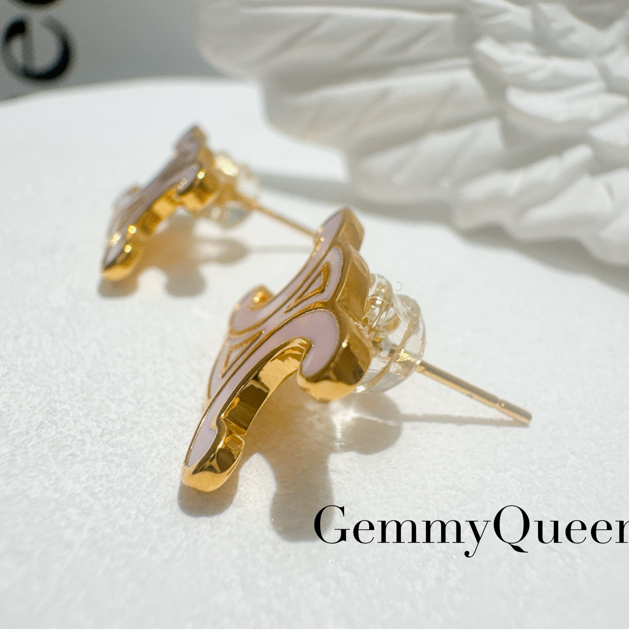 铜合金珐琅耳饰 GemmyQueen高定耳环GQ01023