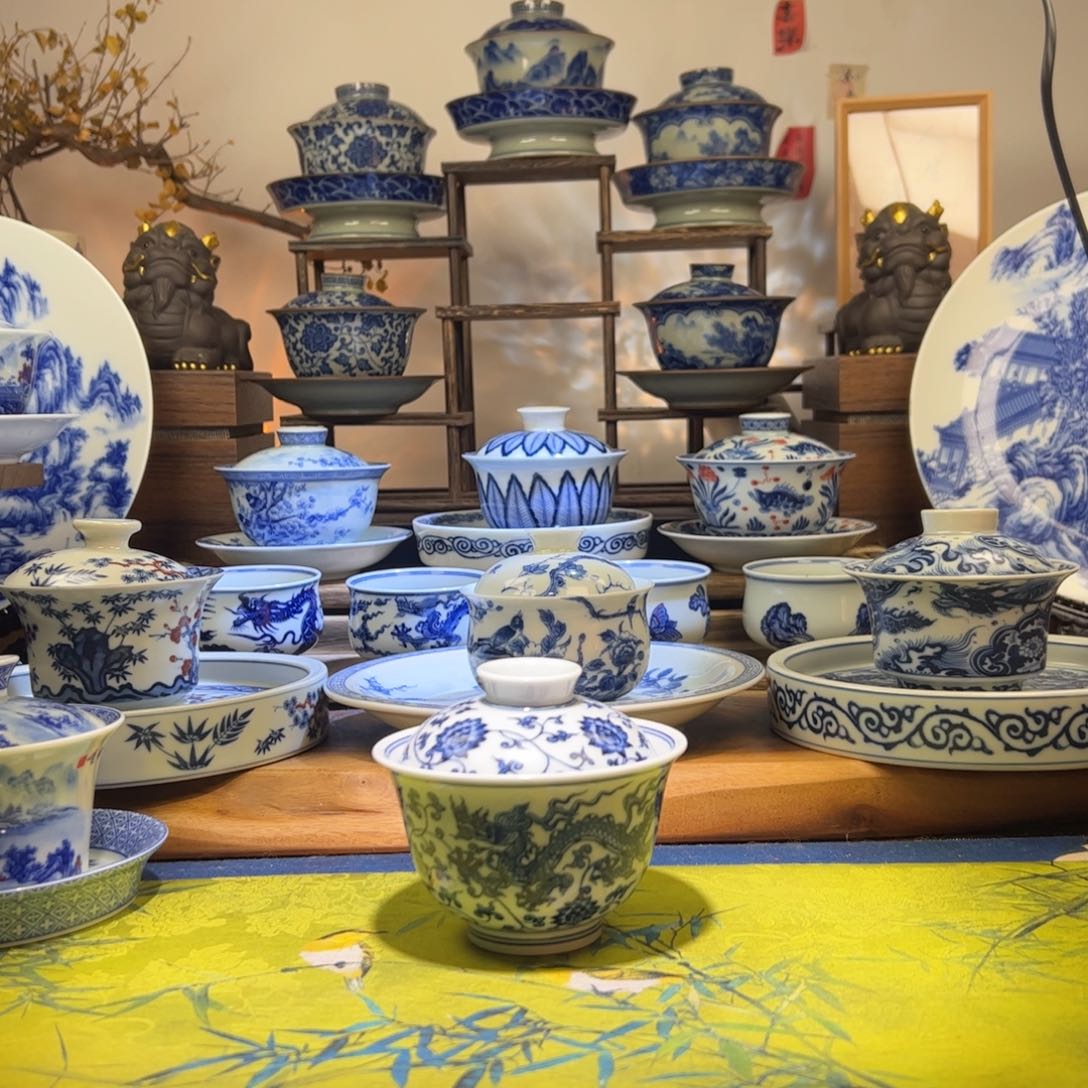 熱**.景德镇陶瓷手绘双龙