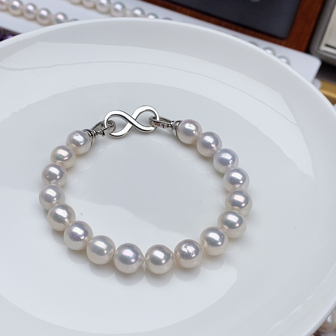 颈饰合金淡水珍珠