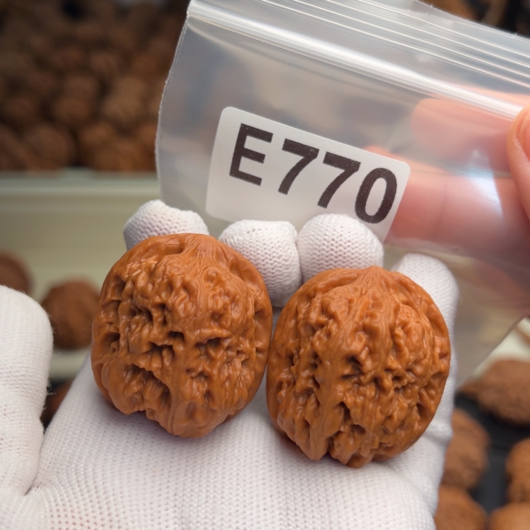 吊坠文玩核桃E770将军膀35