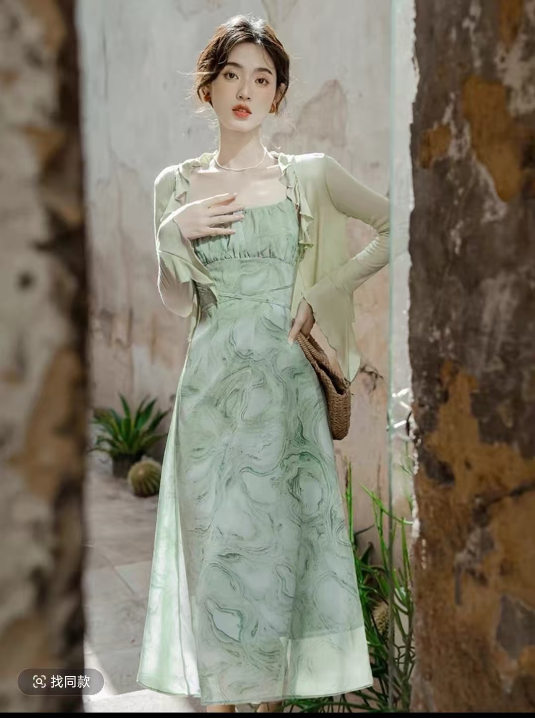 201-300按编码下单碎花中老年连衣裙中长裙显瘦