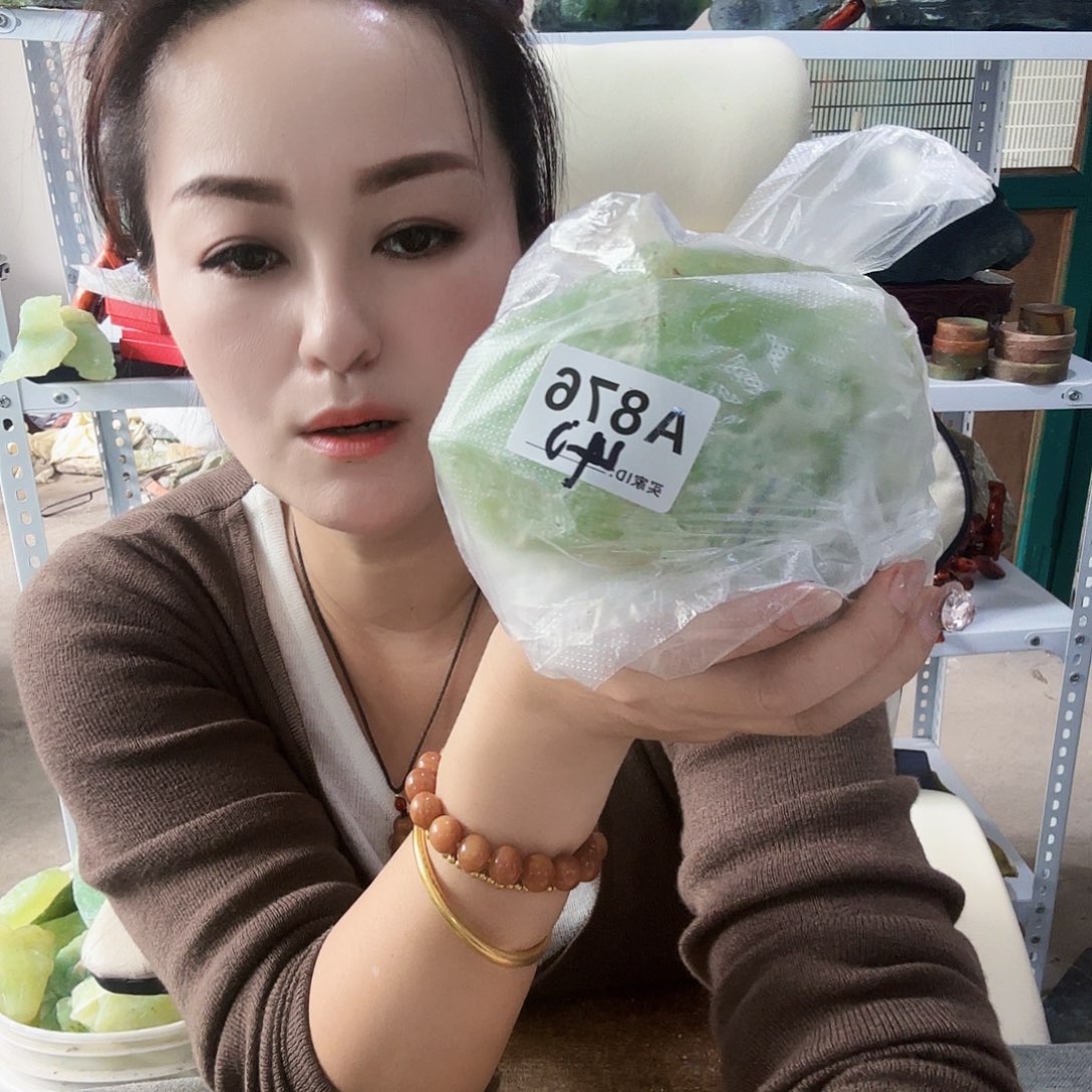 玉天然岫玉手工雕刻