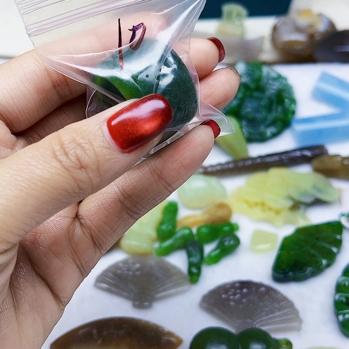 家***喜和田玉（糖玉）未镶嵌珠宝半成品