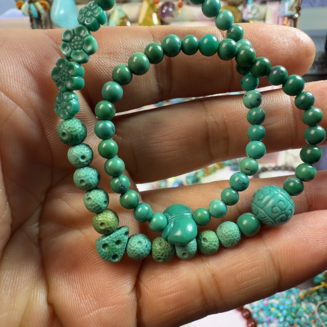 绿松石未镶嵌手链