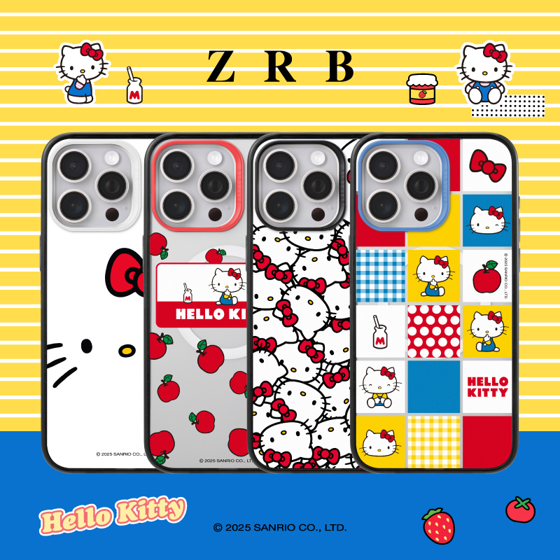 zrbKT系列凯蒂猫16可爱15新款磁吸手机壳适用于iPhone 16promax