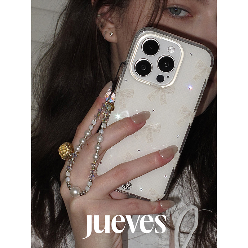 JUEVES星期四香槟钻石壳iphone17promax手机壳16promax硅胶