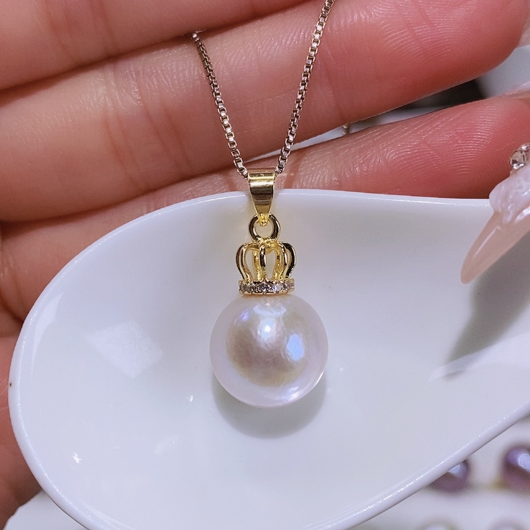 淡水珍珠颈饰合金