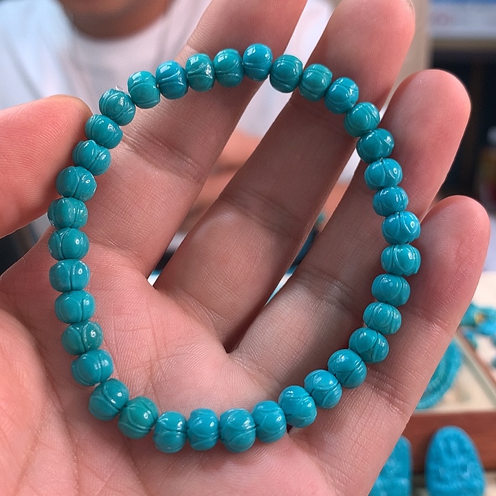 未镶嵌绿松石珠宝奇石