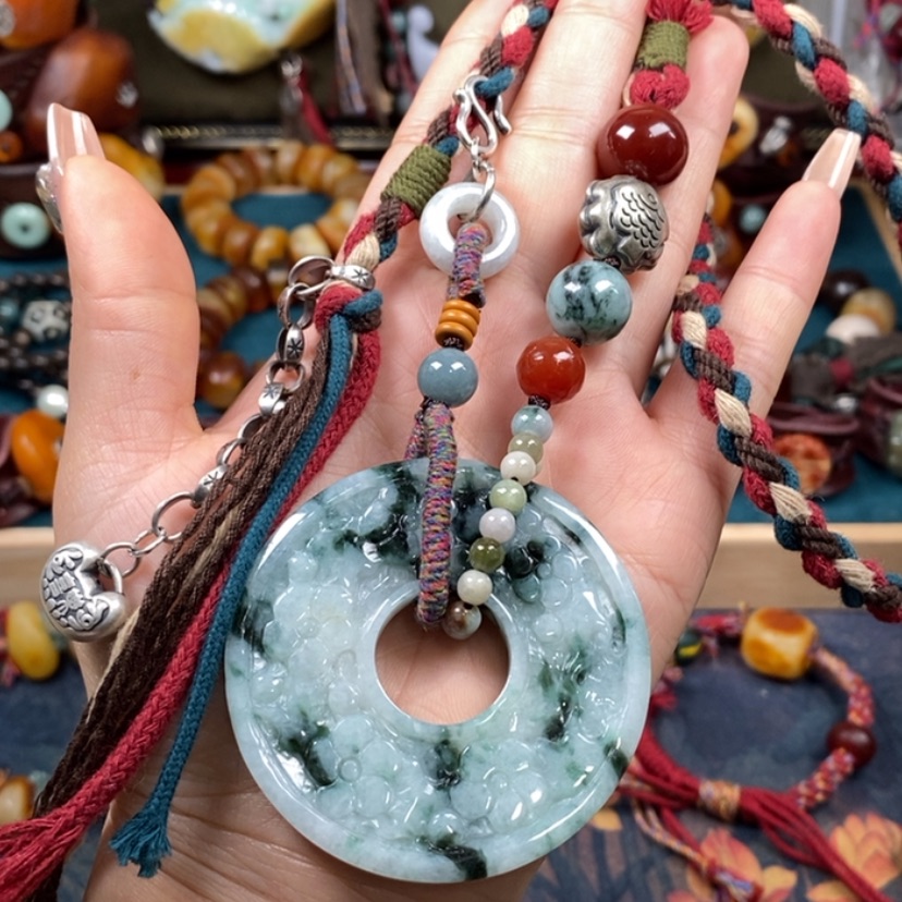 【闪购商品】翡翠颈饰未镶嵌项链