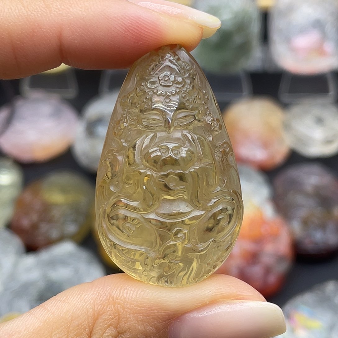 颈饰未镶嵌水晶天然