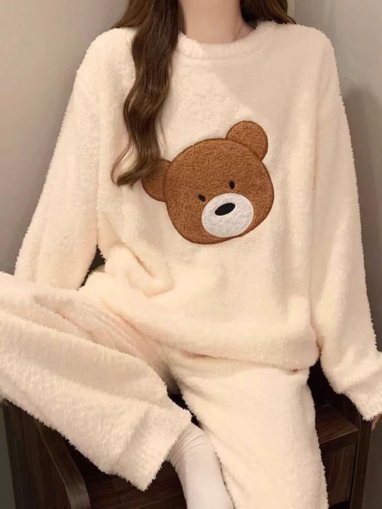 2025新款秋冬女款高级感家居服套装