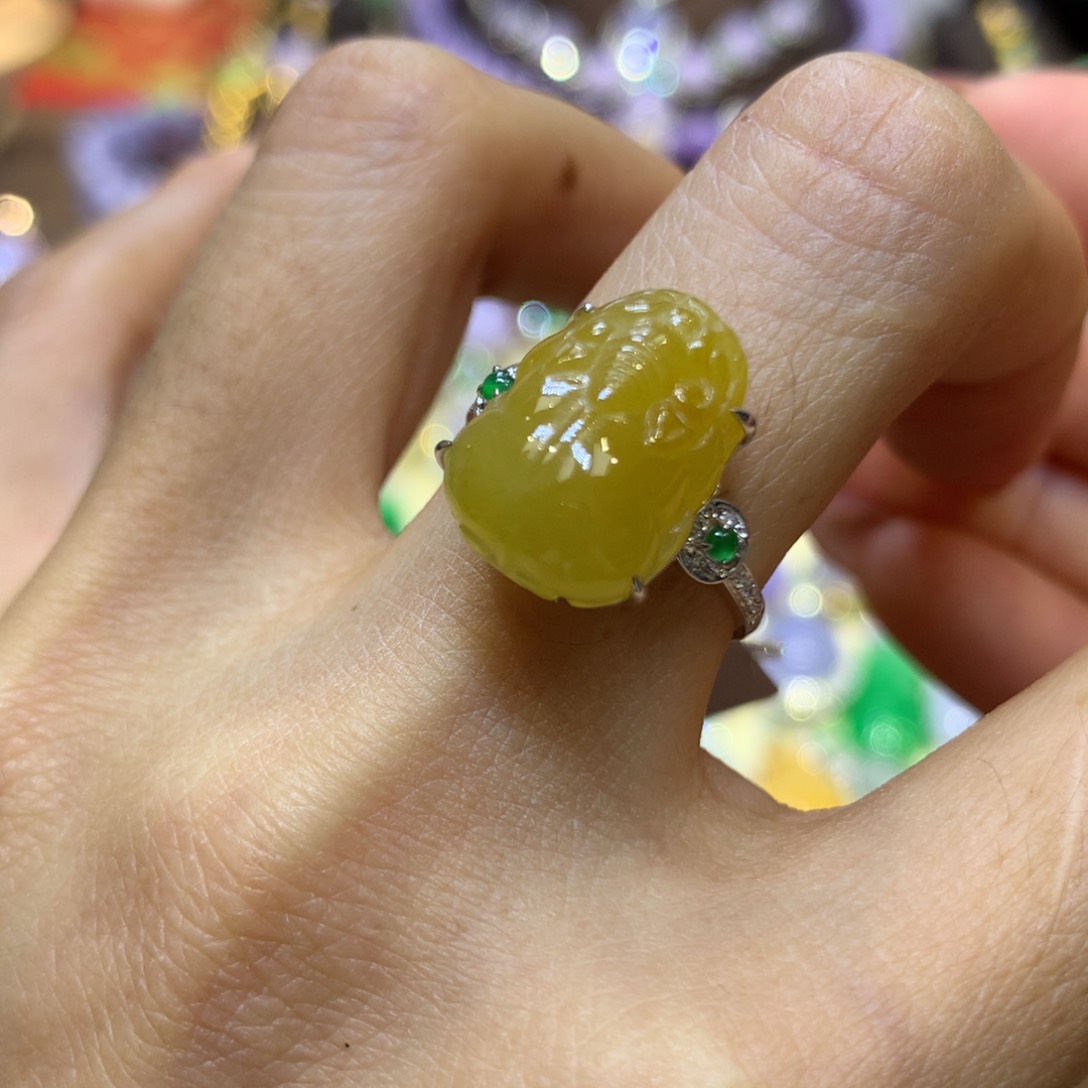【闪购商品】翡翠18K金镶嵌颈饰翡翠