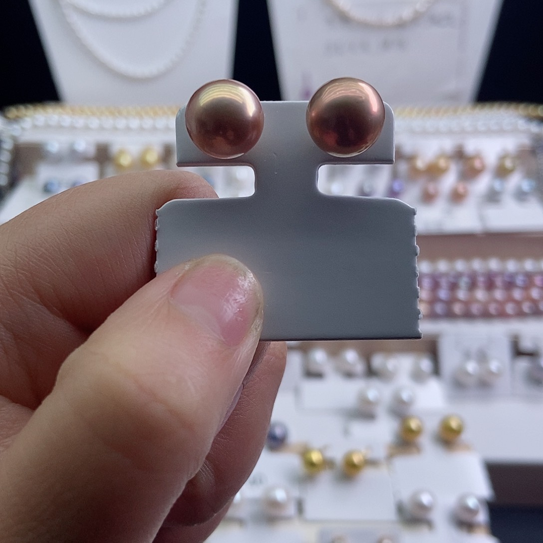 未镶嵌耳饰淡水珍珠