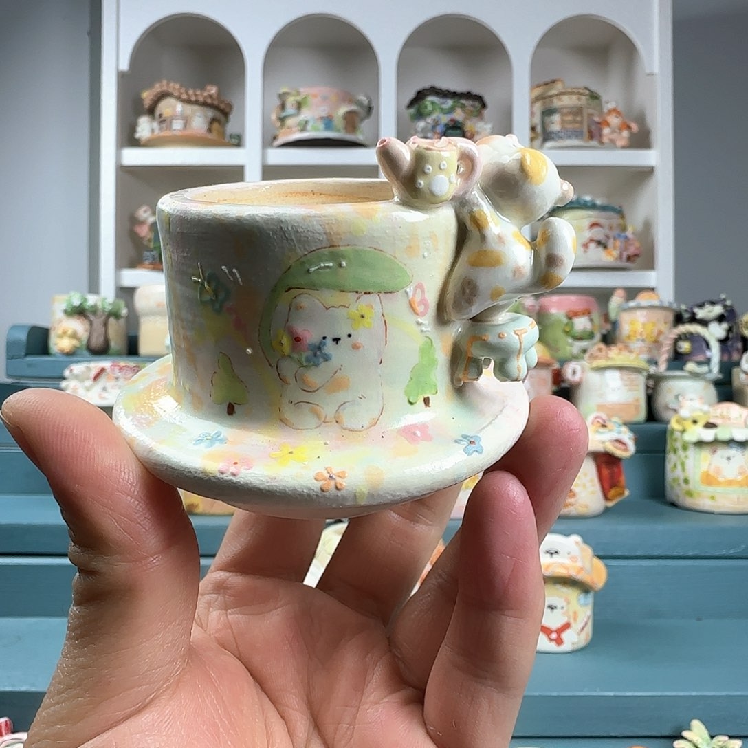 红陶多肉花盆：口径4.3 外高4.9