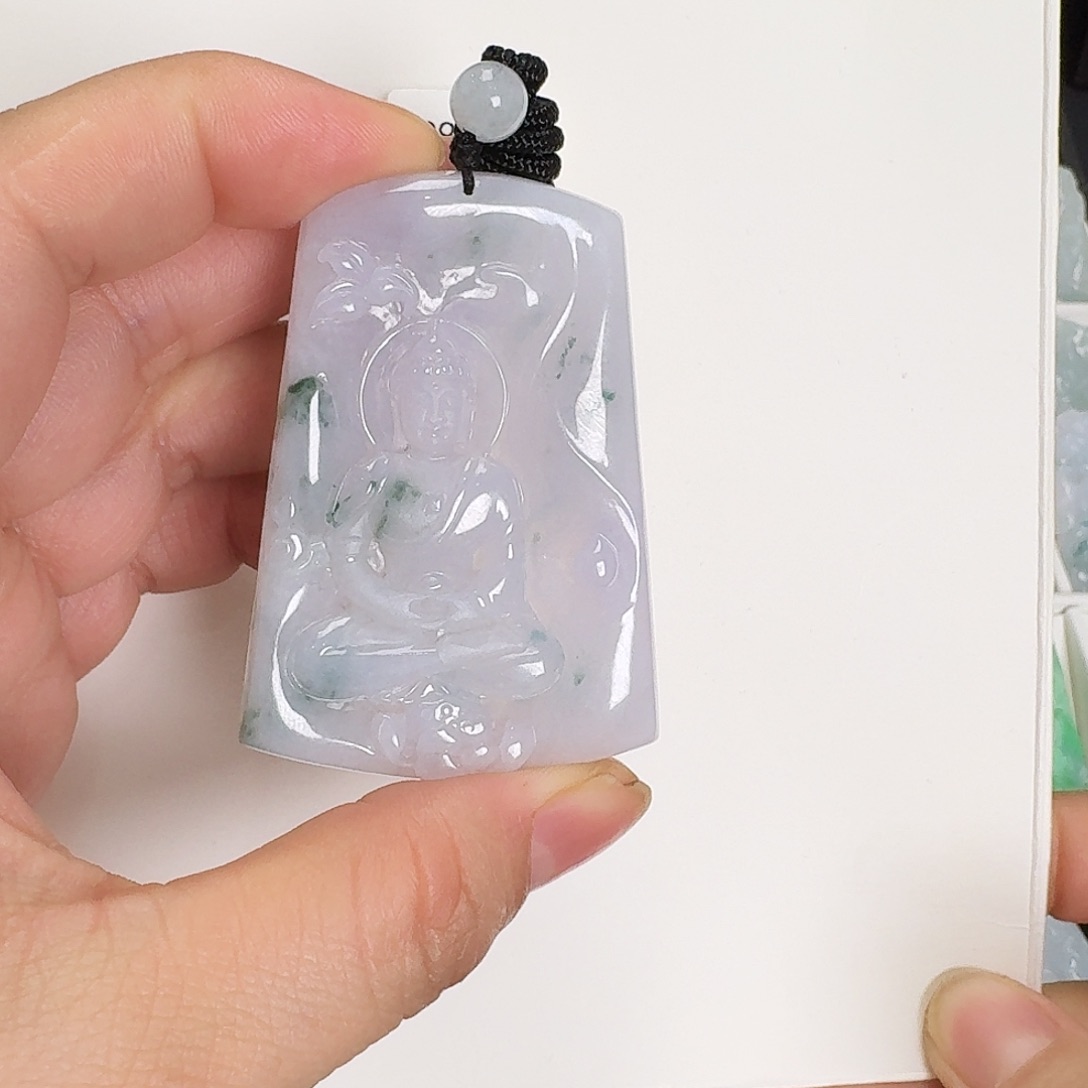 翡翠颈饰未镶嵌安*阿弥