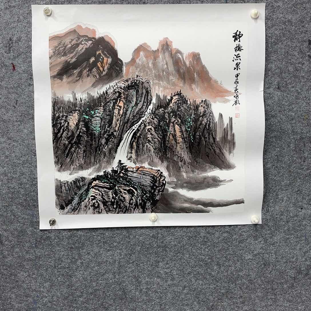 国画亲笔手绘原创