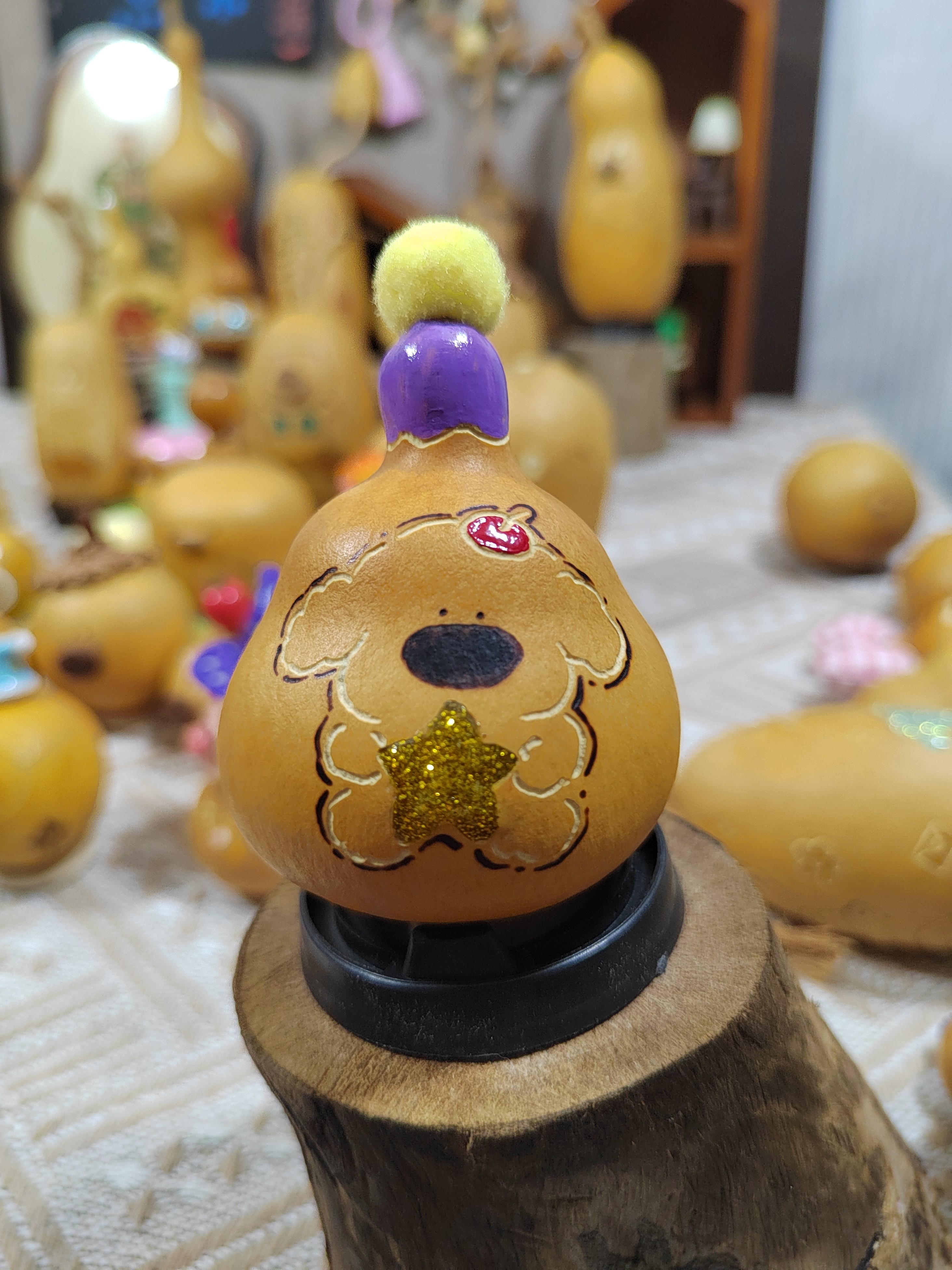葫芦摆件挂件可爱彩绘