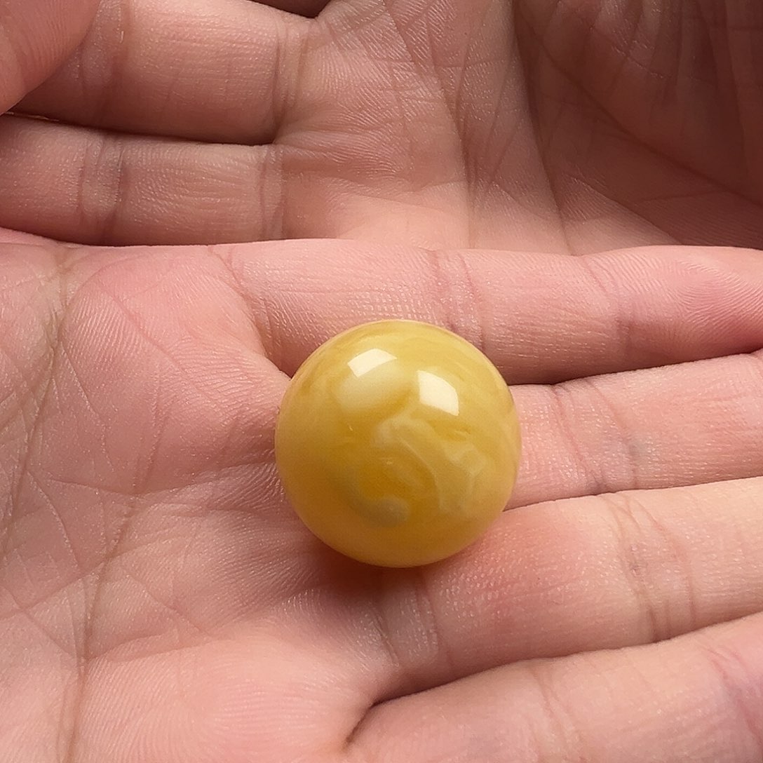 蜜蜡颈饰未镶嵌S****8蜜蜡圆珠