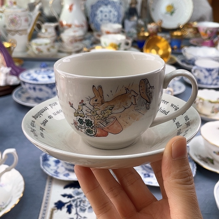 中古欧瓷瓷器小房子