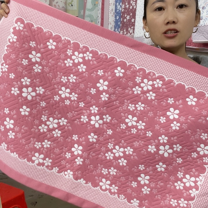 棉特价促销粉色雪花