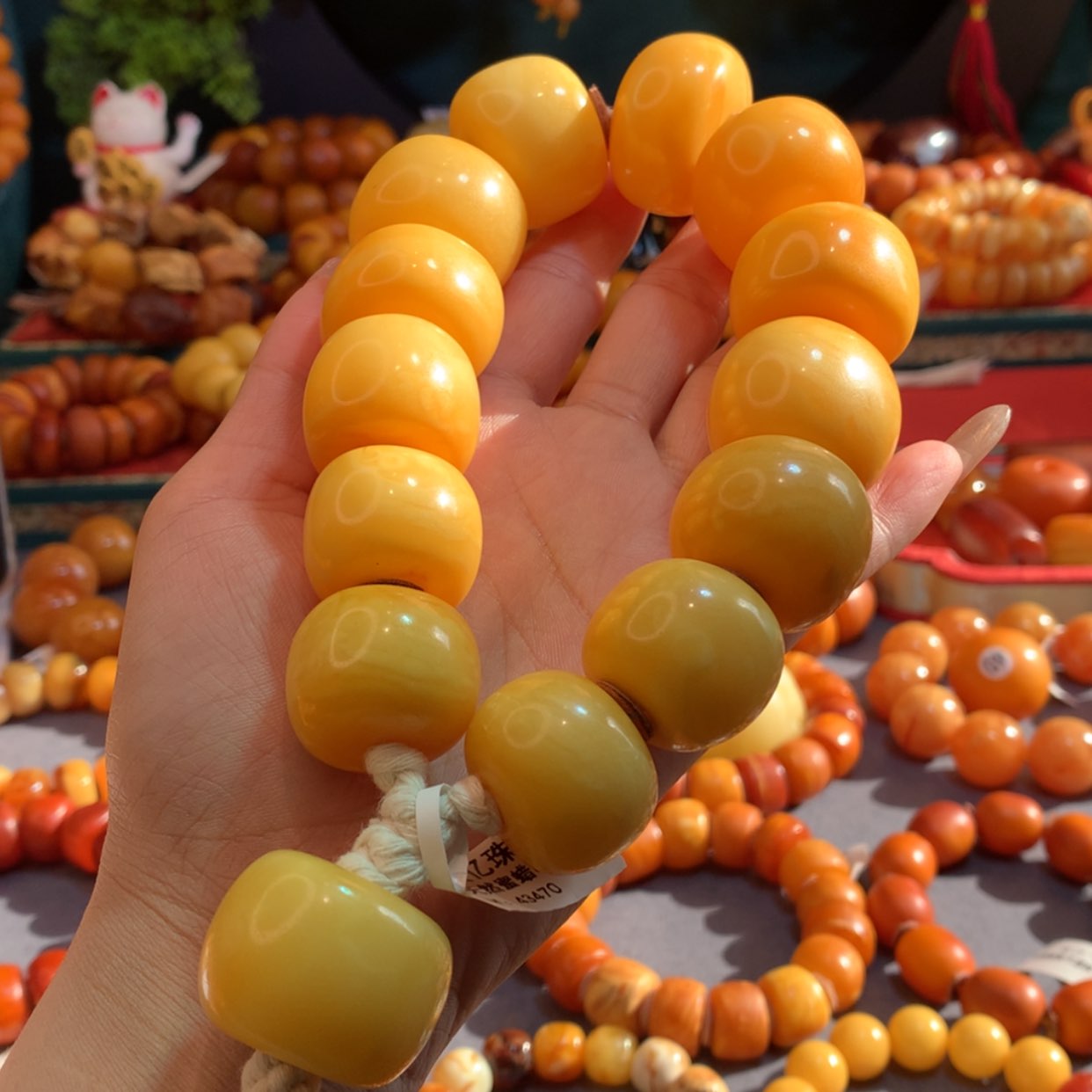 【闪购商品】琥珀手链未镶嵌蜜蜡