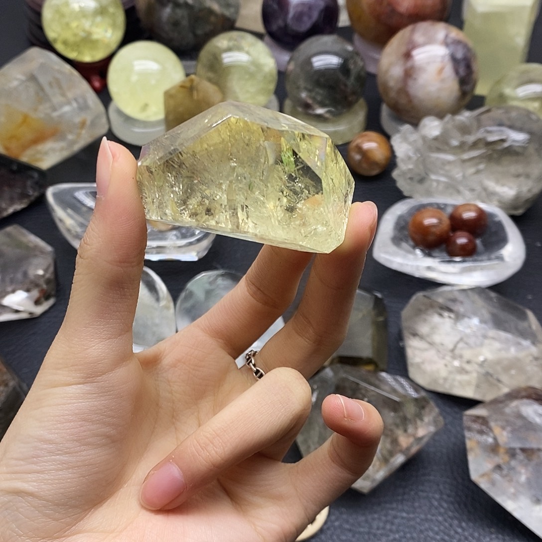 水晶珠宝半成品未镶嵌185水晶石