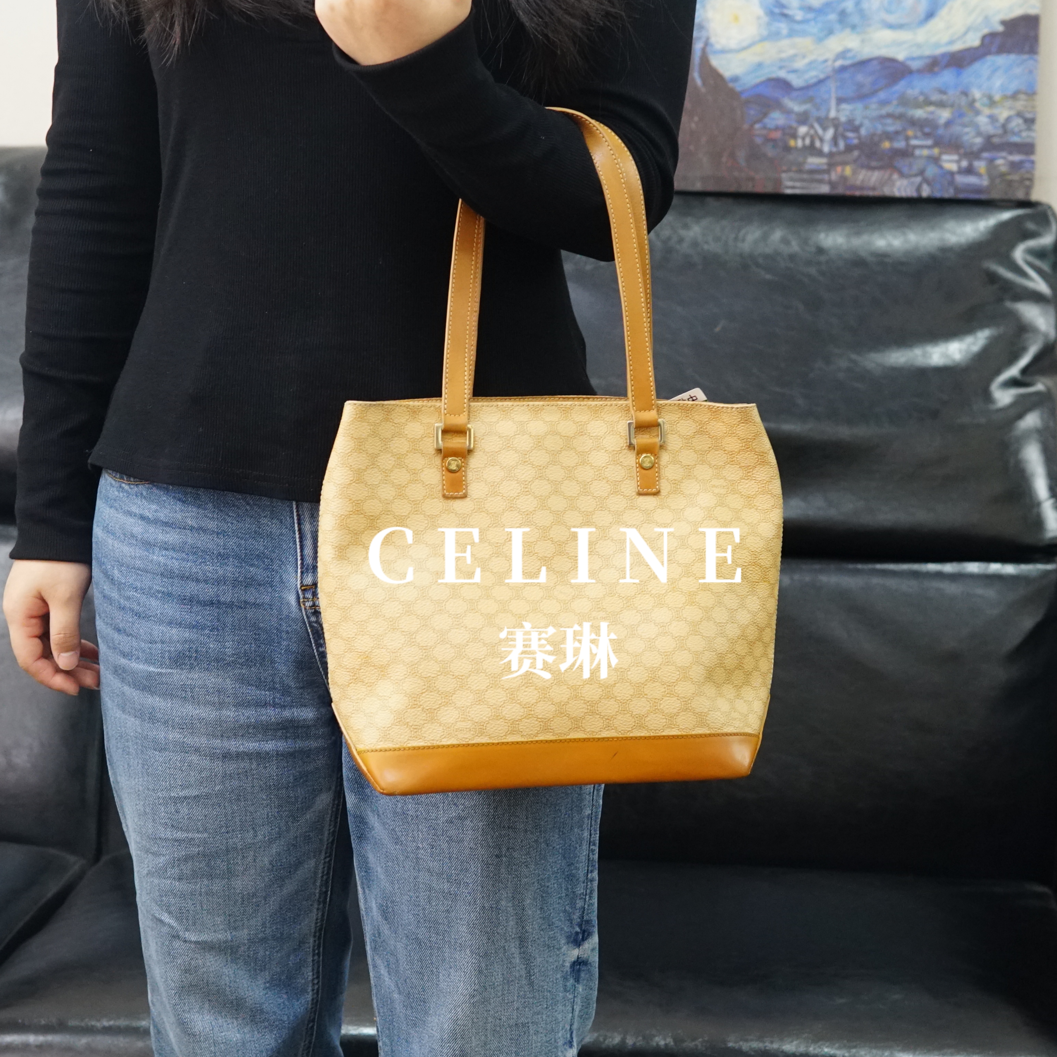 95新 Celine/思琳 棕色单肩包/CZ02616543/6543