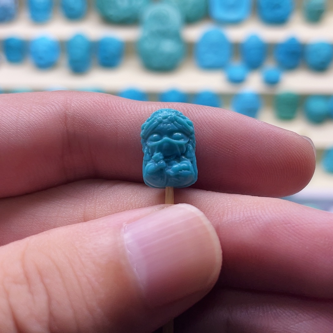 未镶嵌绿松石珠宝奇石