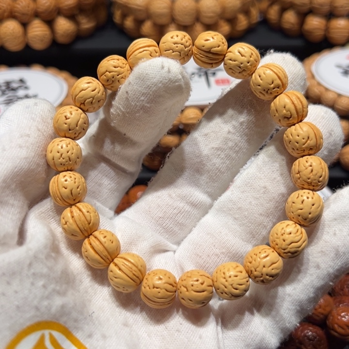 管***人桃核手串1精品一道筋11.4