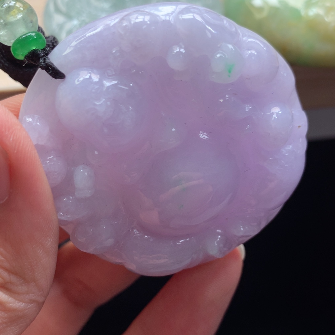 颈饰未镶嵌翡翠X****机吊坠