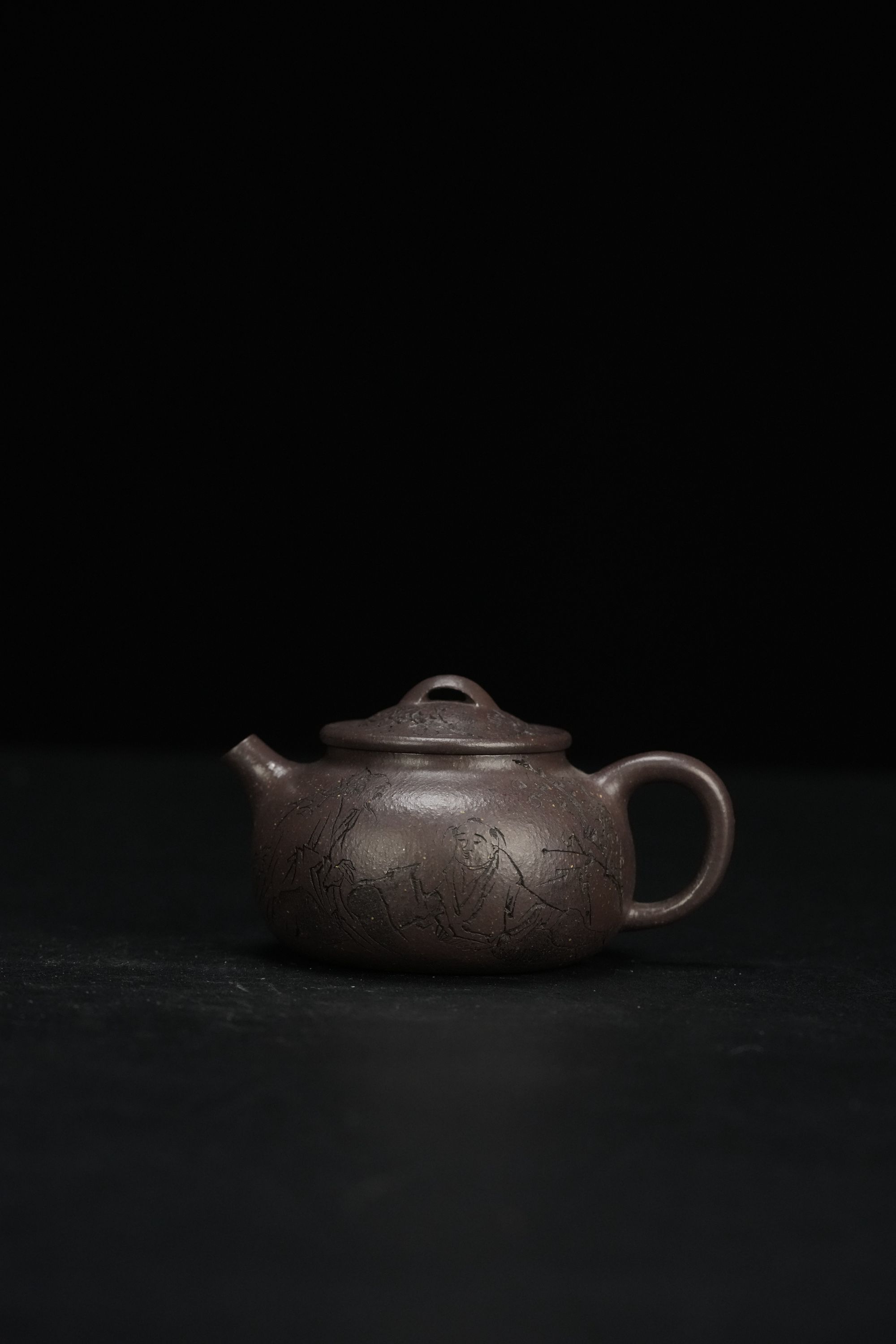 凡凡会客厅 ZT42 吉古（天青) 150CC 紫砂茶壶