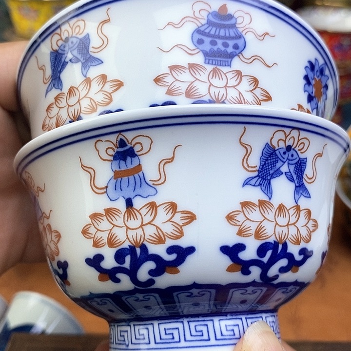 景德镇陶瓷藏式茶碗