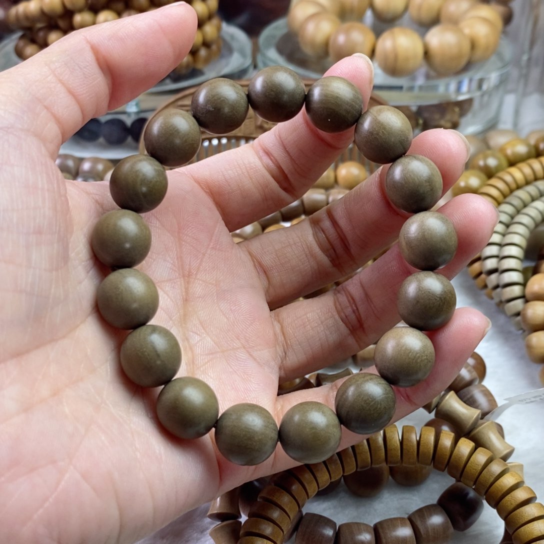 檀香木手串/手链奶香正区微瑕1.2