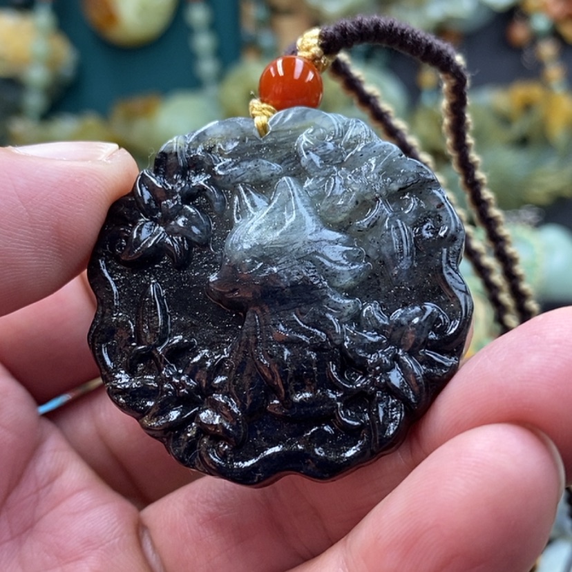 【闪购商品】未镶嵌岫玉吊坠