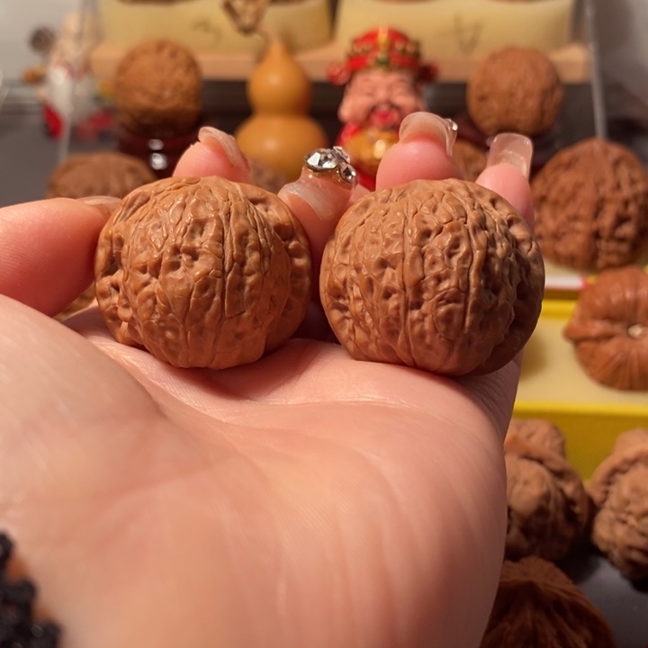 吊坠文玩核桃34乾隆磨