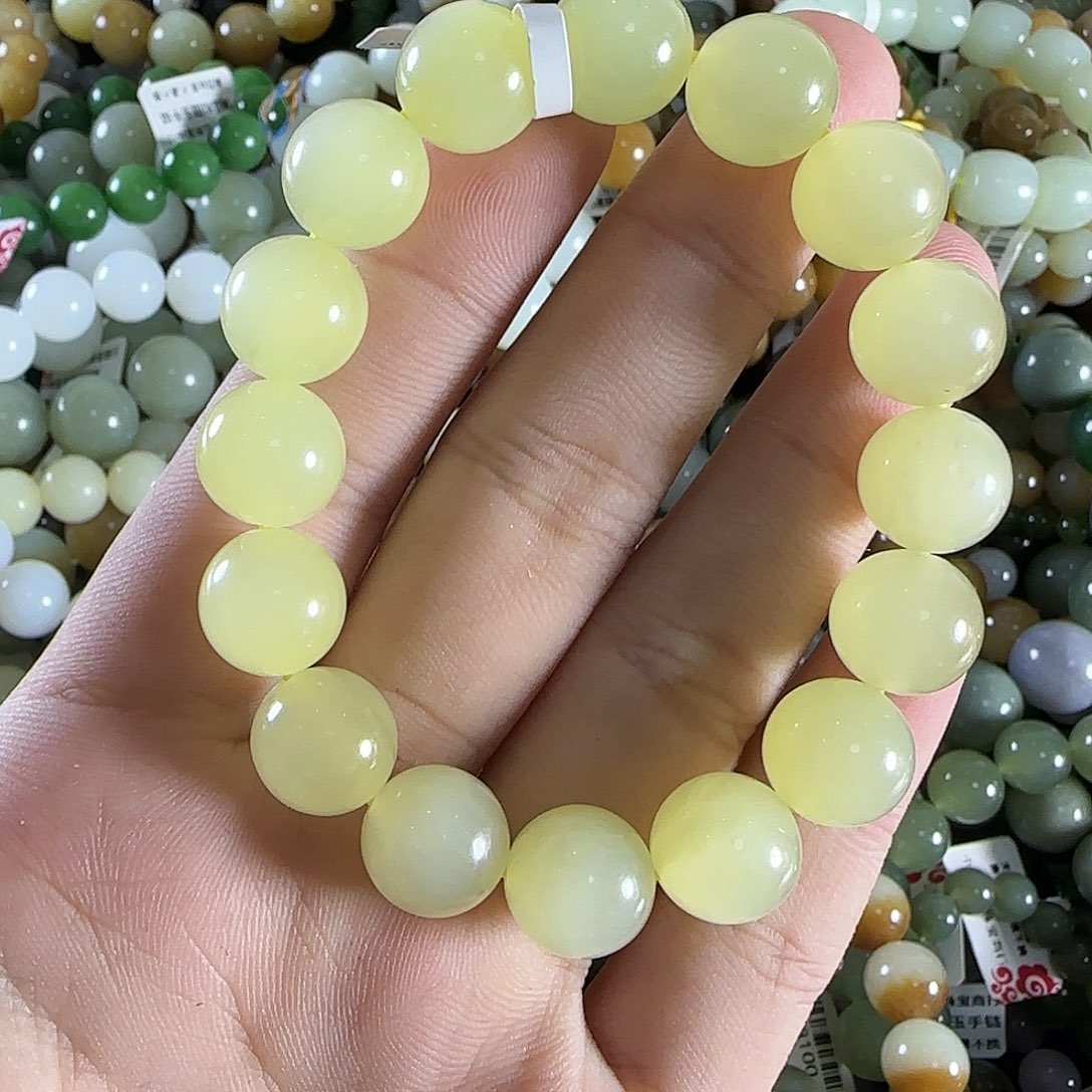 和田玉手链未镶嵌8