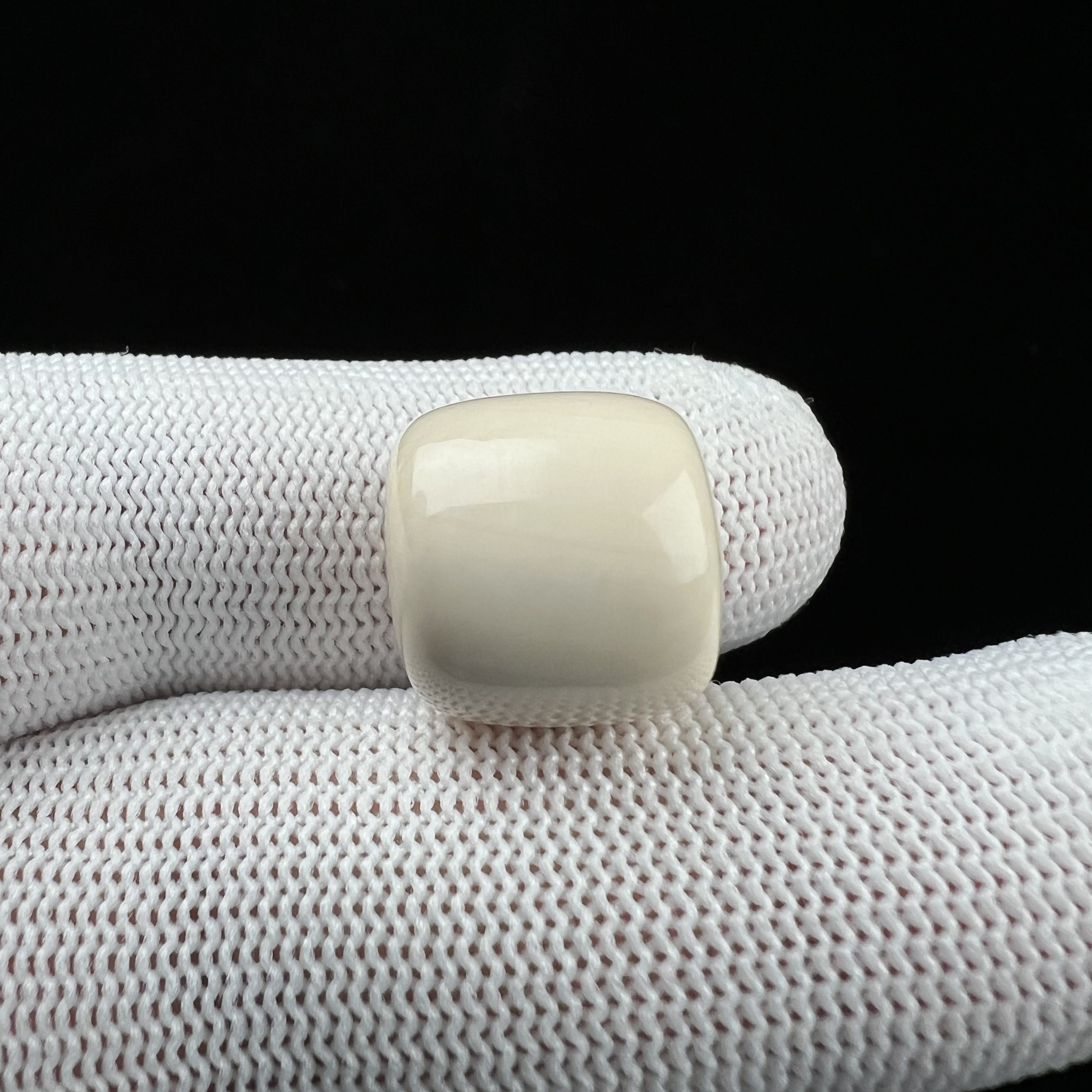 G3410 天然猛犸牙 墩子15*14mm一物一图 假一罚十