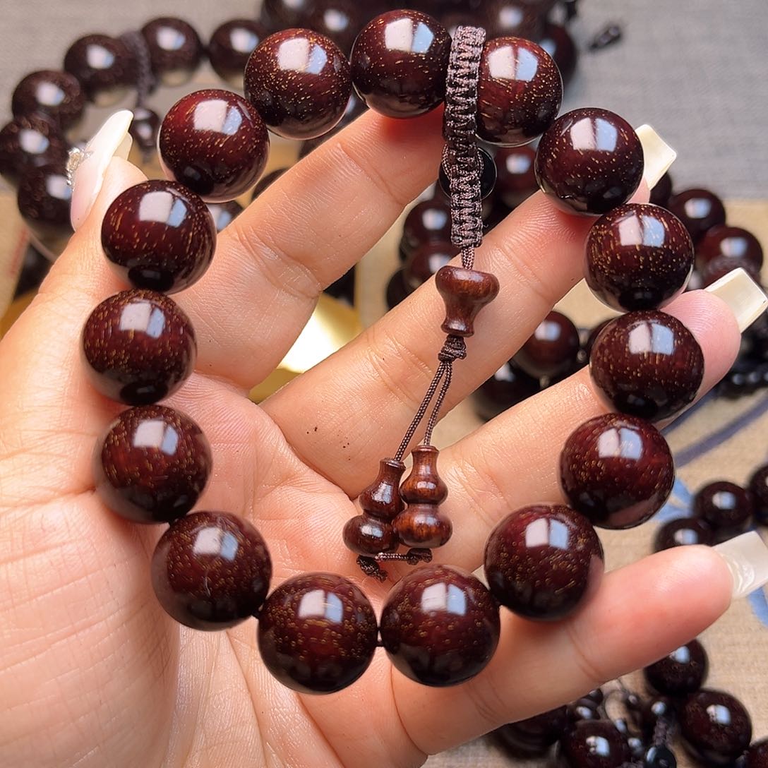 檀香紫檀（小叶紫檀）1.5 15颗满天星