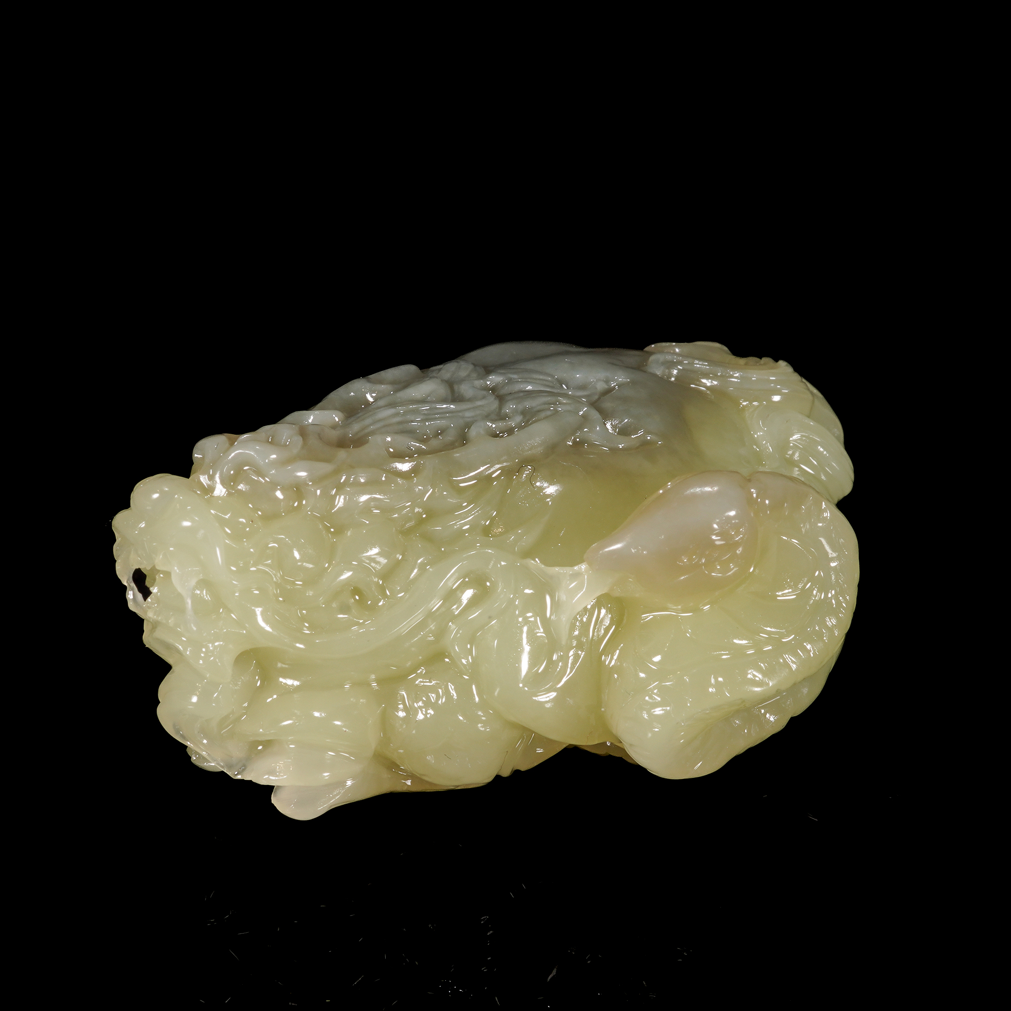 LOT.033和田玉雕玄武/X3345