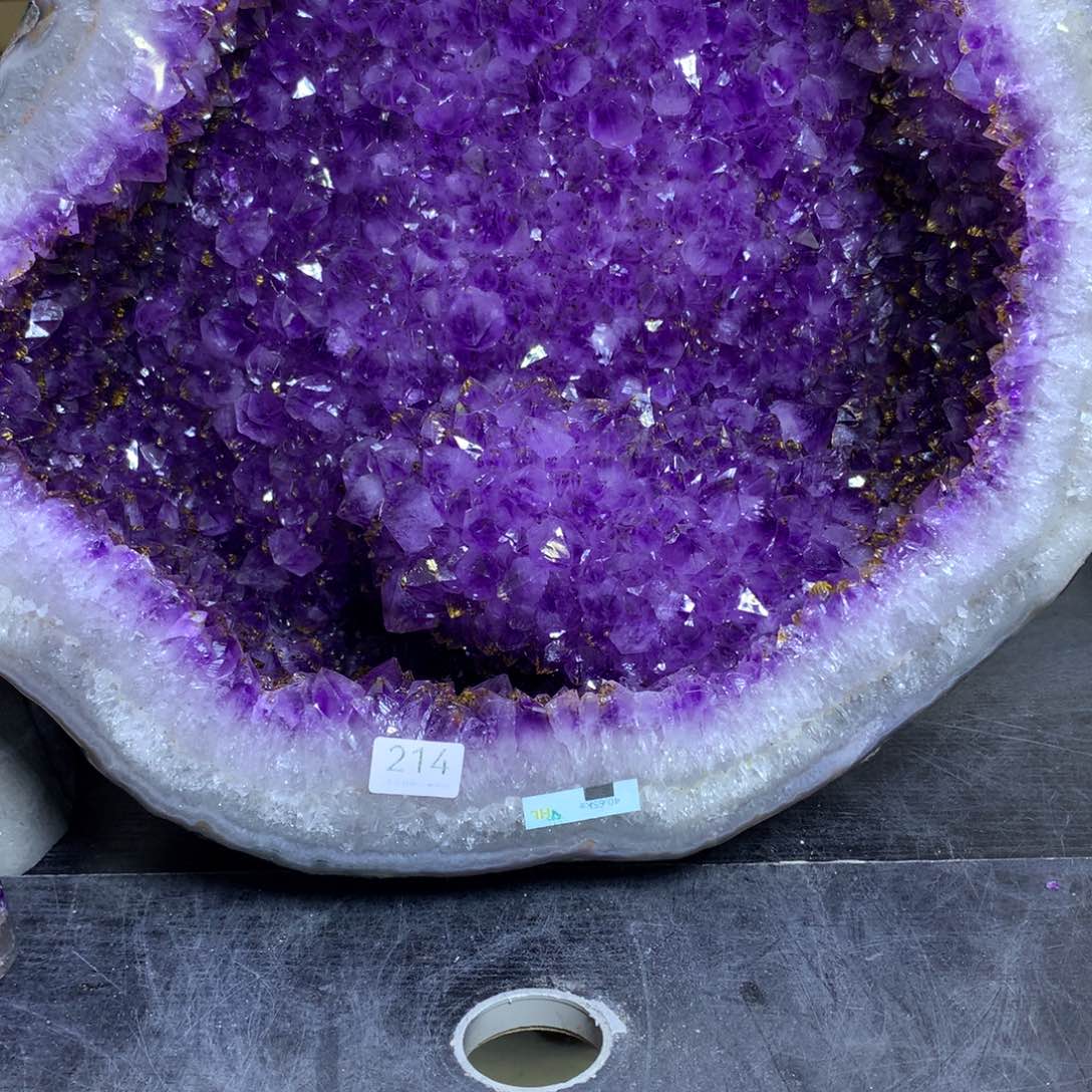 紫晶摆件未镶嵌橙*橙紫晶214