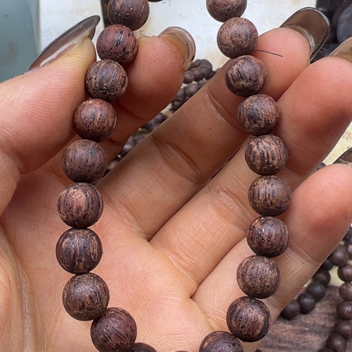 手串/手链降真香降真香08圆珠黄白油23颗