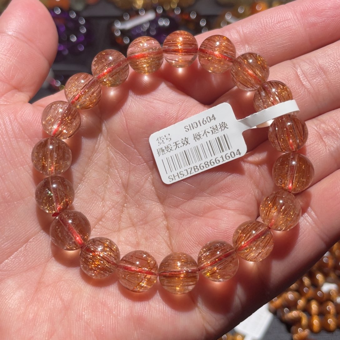 水晶未镶嵌手链铜顺发10mm左右